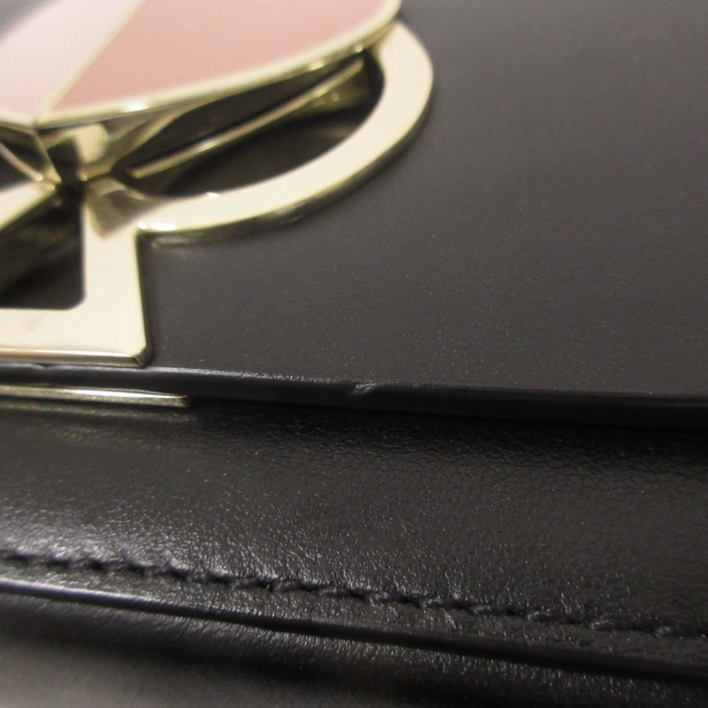 Kate Spade NEW YORK Nicola Heart Motif Leather Shoulder Bag PXRUA245 Black - Picture 10 of 10